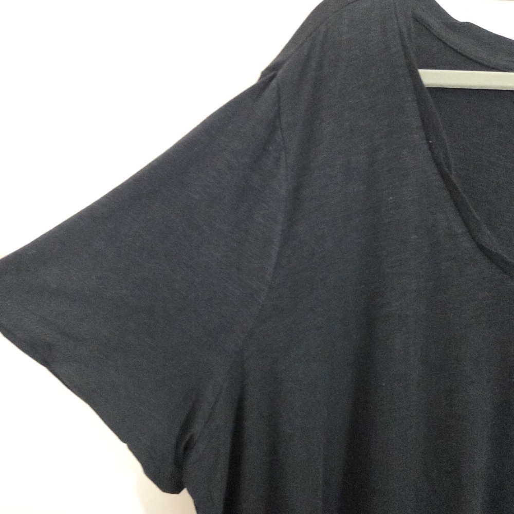 NWT NYDJ Forever Comfort Short-Sleeve Twist V-Neck Tee T-shirt Size 2X Comfy - Picture 4 of 11